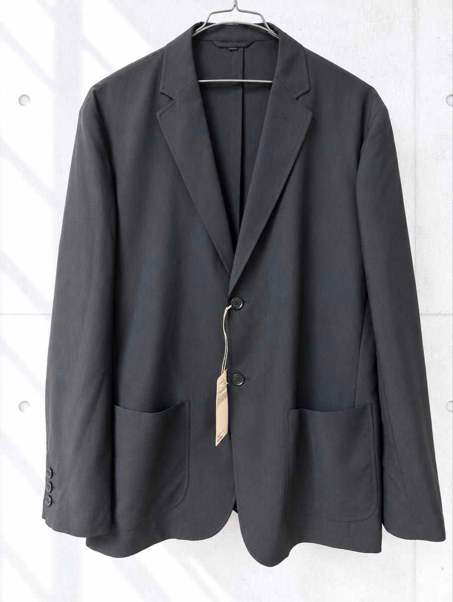 無印良品 風を通すストレッチジャケット 紳士L 黒