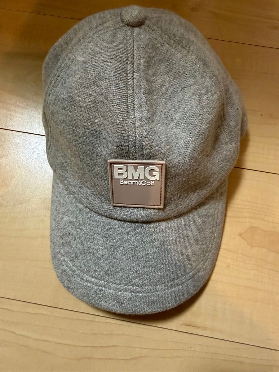 BEAMS GOLF ビームスゴルフ BMG 标志 帽子 灰色