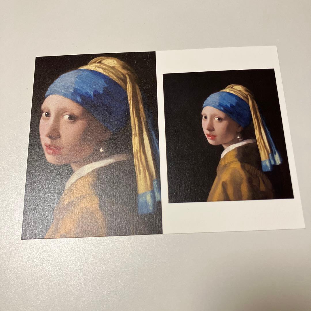 维米尔展《戴珍珠耳环的少女》明信片2枚套装