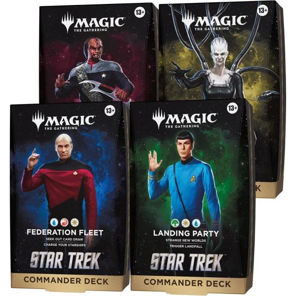 《预约》 {TCG} (纸箱) MTG星际迷航 (STAR TREK) 统率者卡组 (英文版) 向导海岸 (4种 × 1个)(20261113)