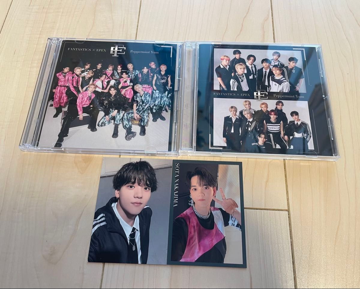 FANTASTICS peppermint yum CD BluRay 中島颯太 トレカ セット