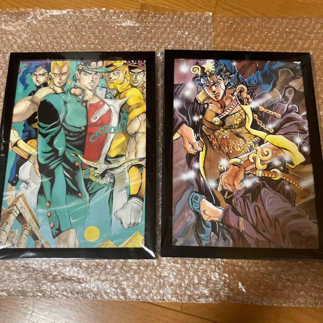 Jojo的奇妙冒险带额的海报承太郎约瑟夫埃及2枚套装