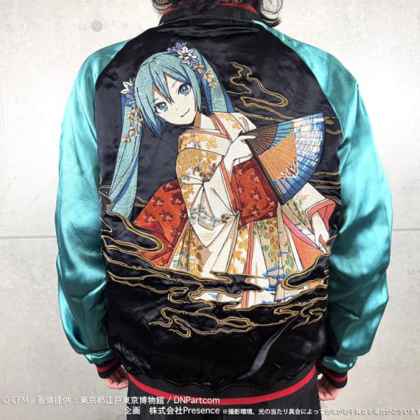 初音未来×机关魂 联名可 reversible 斗篷夹克 264014 初音未来×葛饰北斋 斗篷夹克 其之仁 人形歌手