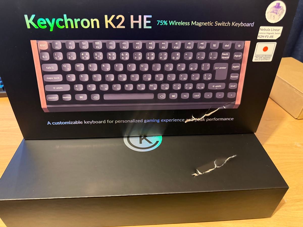 Keychron K2 HE 75% 无线磁性开关键盘日语排列