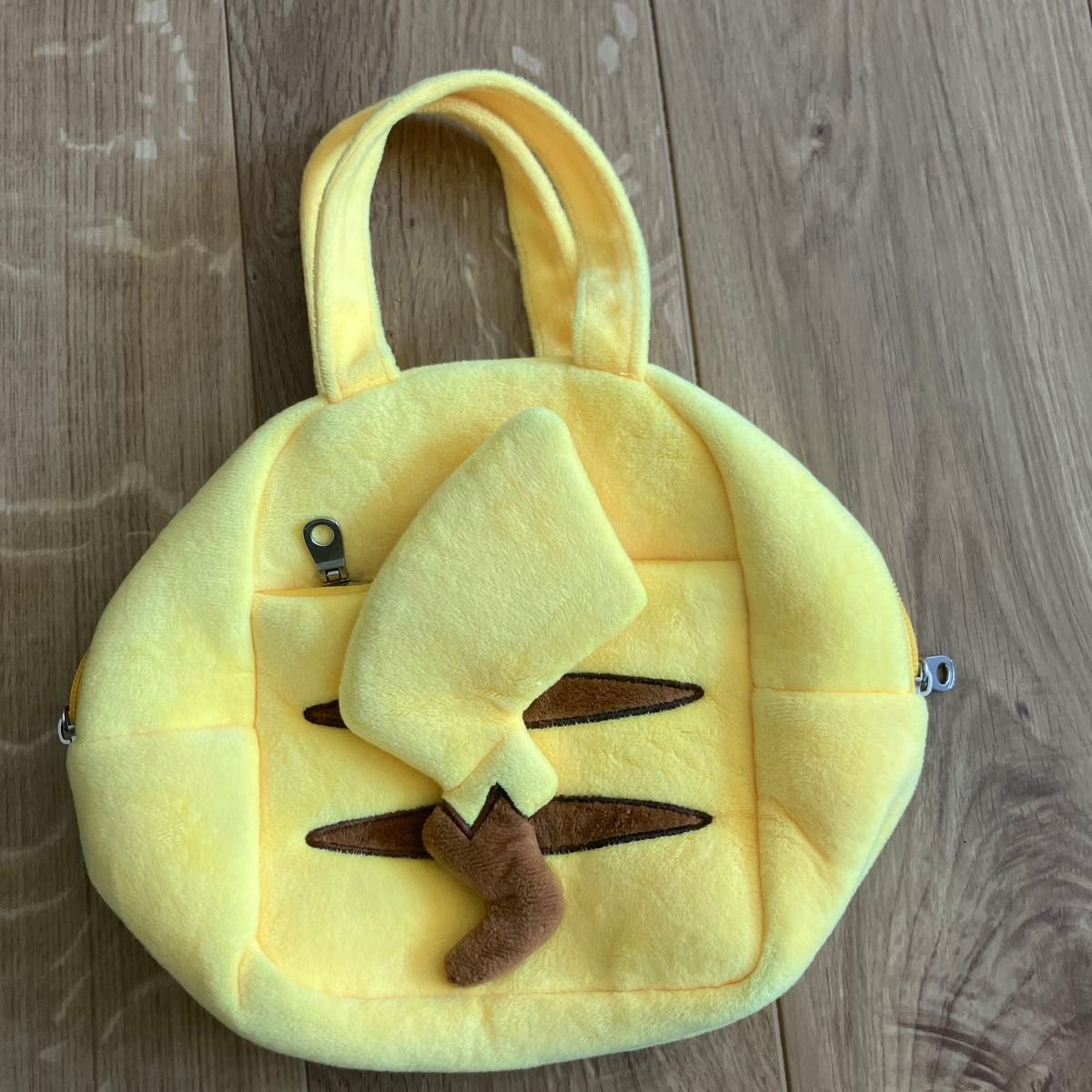 Pokémon Pikachu Plush-Style Pouch Bag Yellow