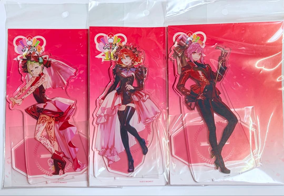 Stylish Macross 10 Valkyrie 3-piece Set Acrylic Stand