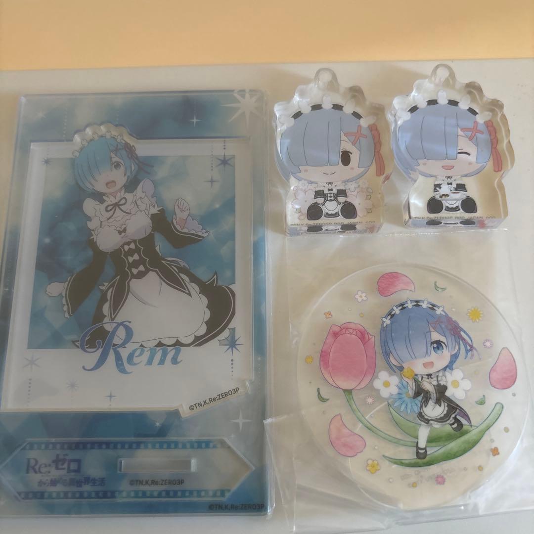 Re:Zero Starting Life in Another World Rem Acrylic Stand Acrylics 4 pieces