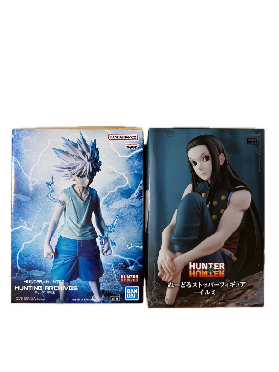 HUNTER×HUNTER Figure 2-Piece Set Killua Divine Speed Illumi Nendoroid Stopper