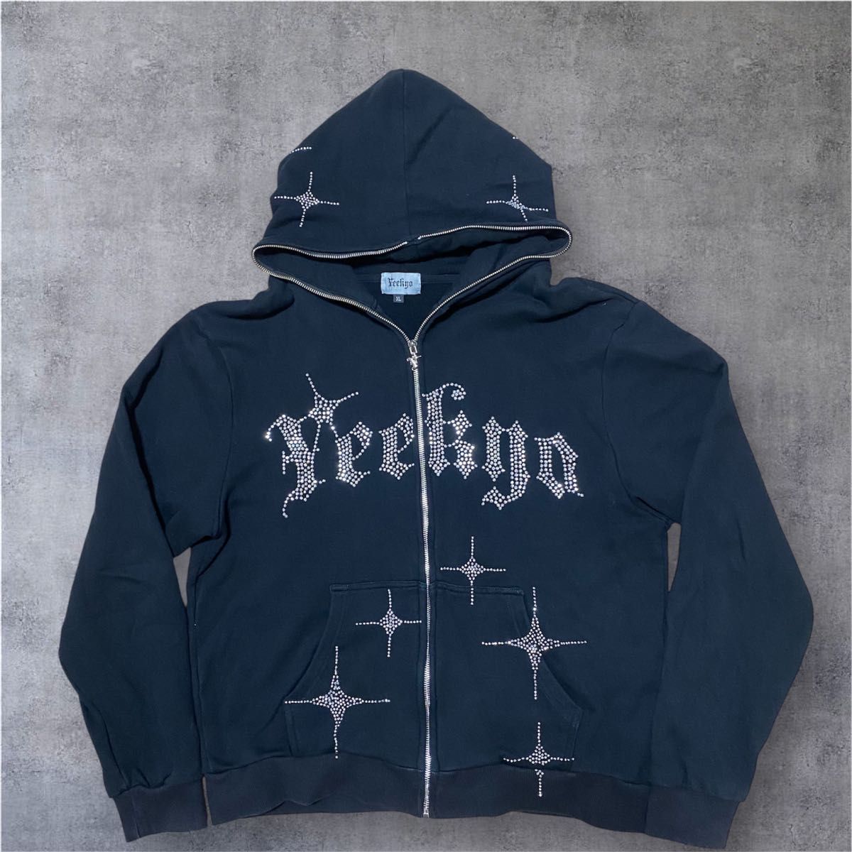 Yeekyo拉链帕克Lisa lil vinci穿用y2k
