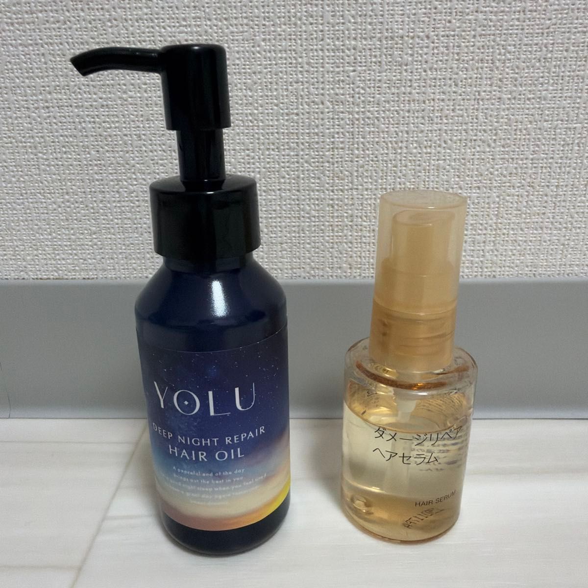 YOLU 深夜修护发油 80毫升 ＆ 损伤修护发精华 2件套