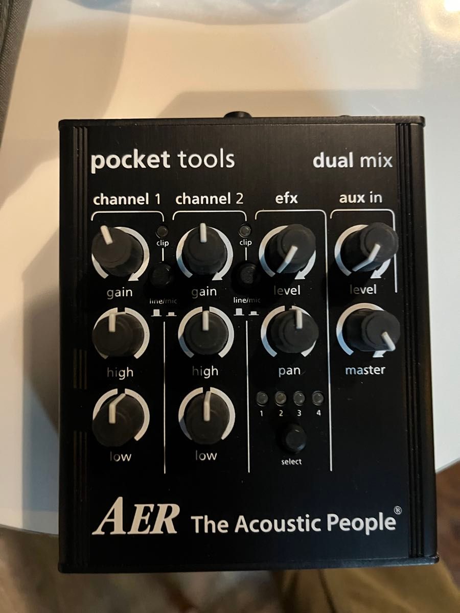 AER 口袋工具 双重混音 用于原声乐器的前置放大器/混音器