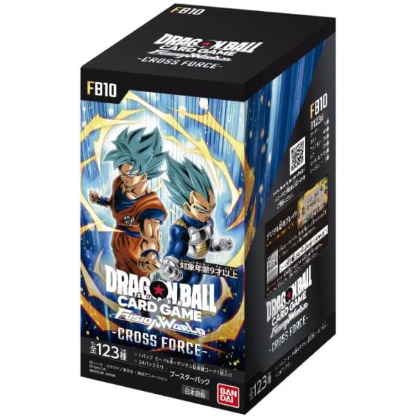 [[新品未开封]龙珠超集换式卡牌游戏 融合世界 补充包 CROSS FORCE [ FB10 ] ( BOX )24包入