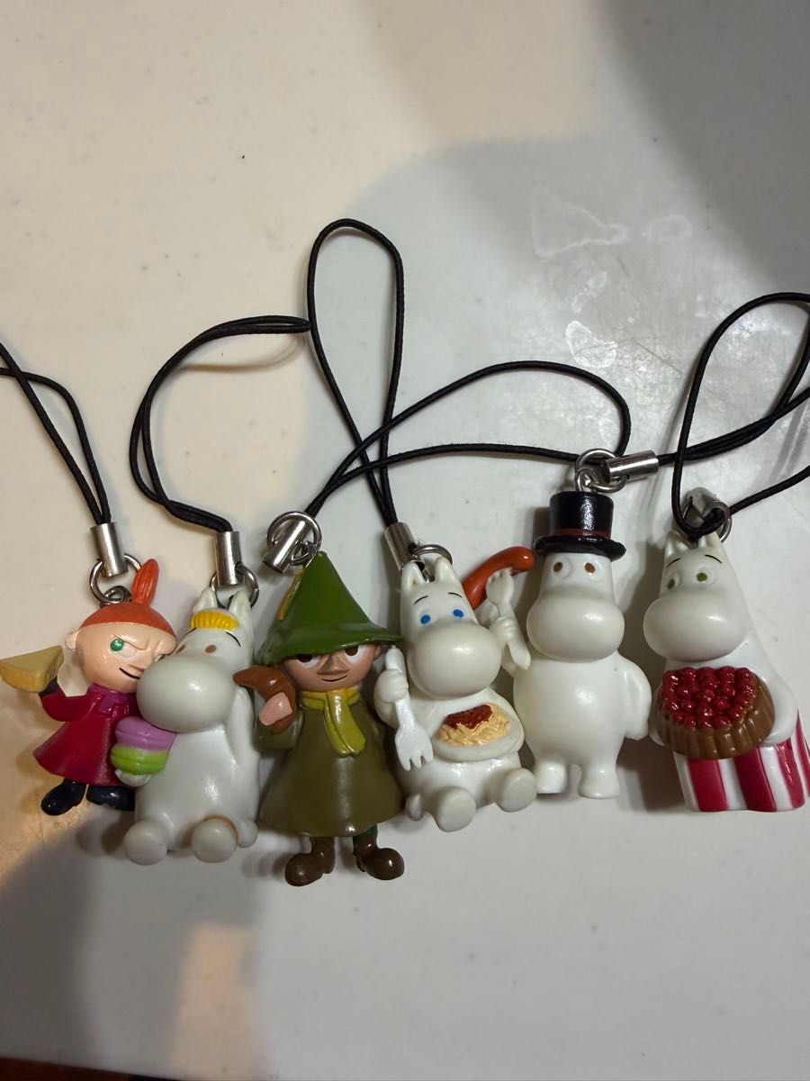 Moomin Figure Strap Set of 6 Little My Snufkin