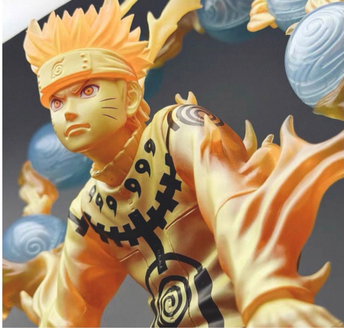 海外限定 Grandista 漩涡鸣人II 特别版 九尾查克拉模式 手办 附正规标志