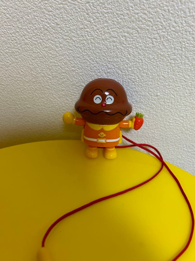 Retro Pull-and-Fly Anpanman Currypanman Figure Doll