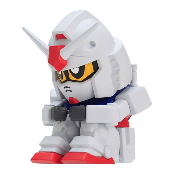 ★★機動戦士ガンダム♪まちぼうけガンダムの場合Lサイズ(瞳あり)★ならぶんですザク3体 ★計4体セット★フィギュア★★