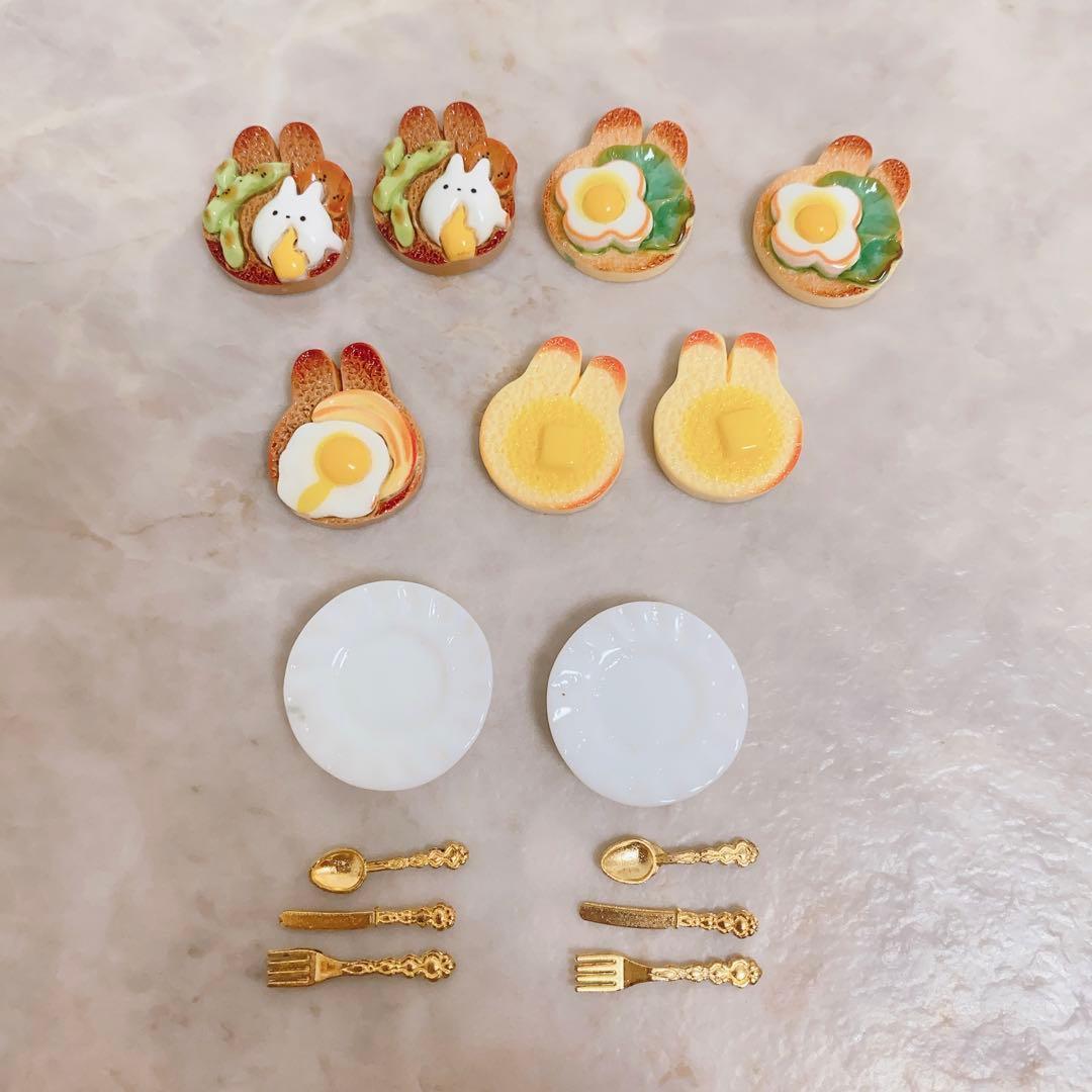 【031a】Miniature Bread Breakfast Set