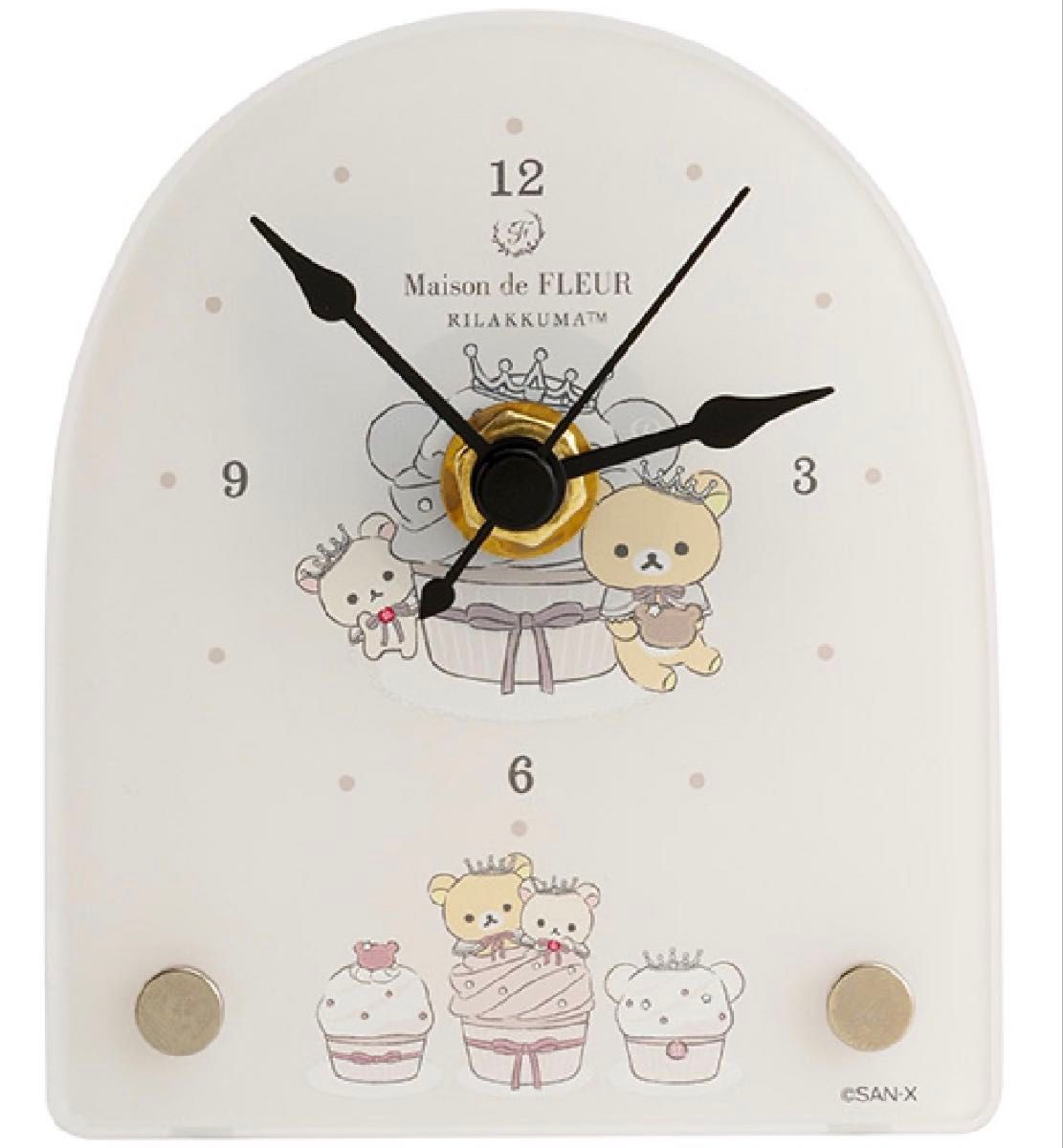 Rilakkuma Maison de Fleur Acrylic Watch Place Clock Corilakkuma Net Shop Exclusive