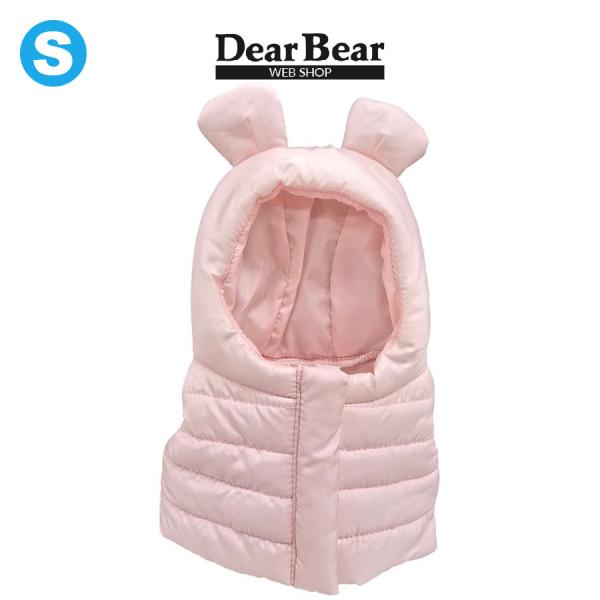 毛绒玩具 衣服 连帽背心 小熊 粉色 S款 秋冬26新款 小熊服饰 换装 毛绒服装 礼物