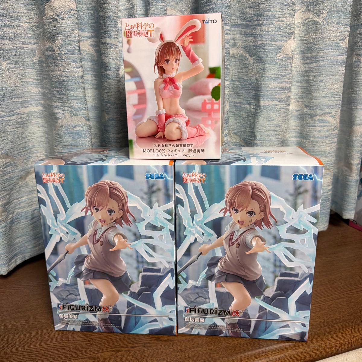 A Certain Scientific Railgun T Misaka Mikoto Figure 3-Piece Set MOFLOCK FIGURIZMα
