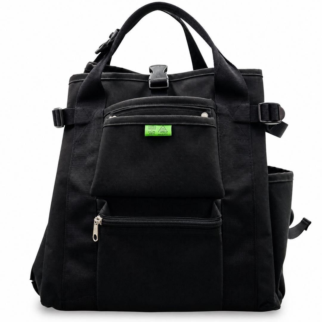 PORTER Porter Rucksack Union 2WAY Black Backpack Yoshida & Co. Men's Women's Commute School Large Capacity Nylon