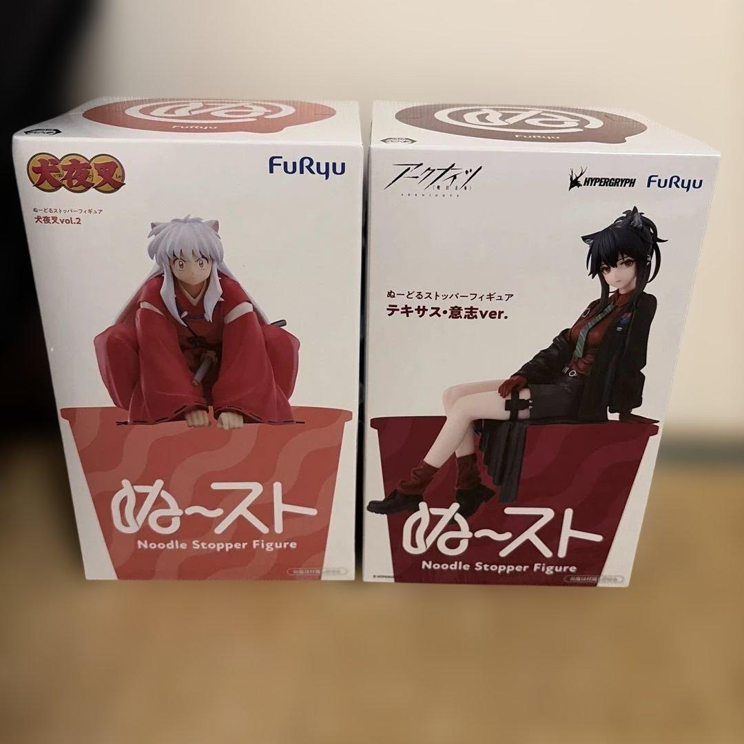 犬夜叉 明日方舟 扭蛋防落摆件 2件套装