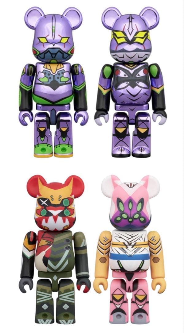 BE@RBRICK 新世纪福音战士 100% 2件套 (2个装)