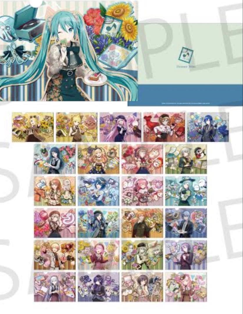 Project Sekai 生日 透明文件夹 全套