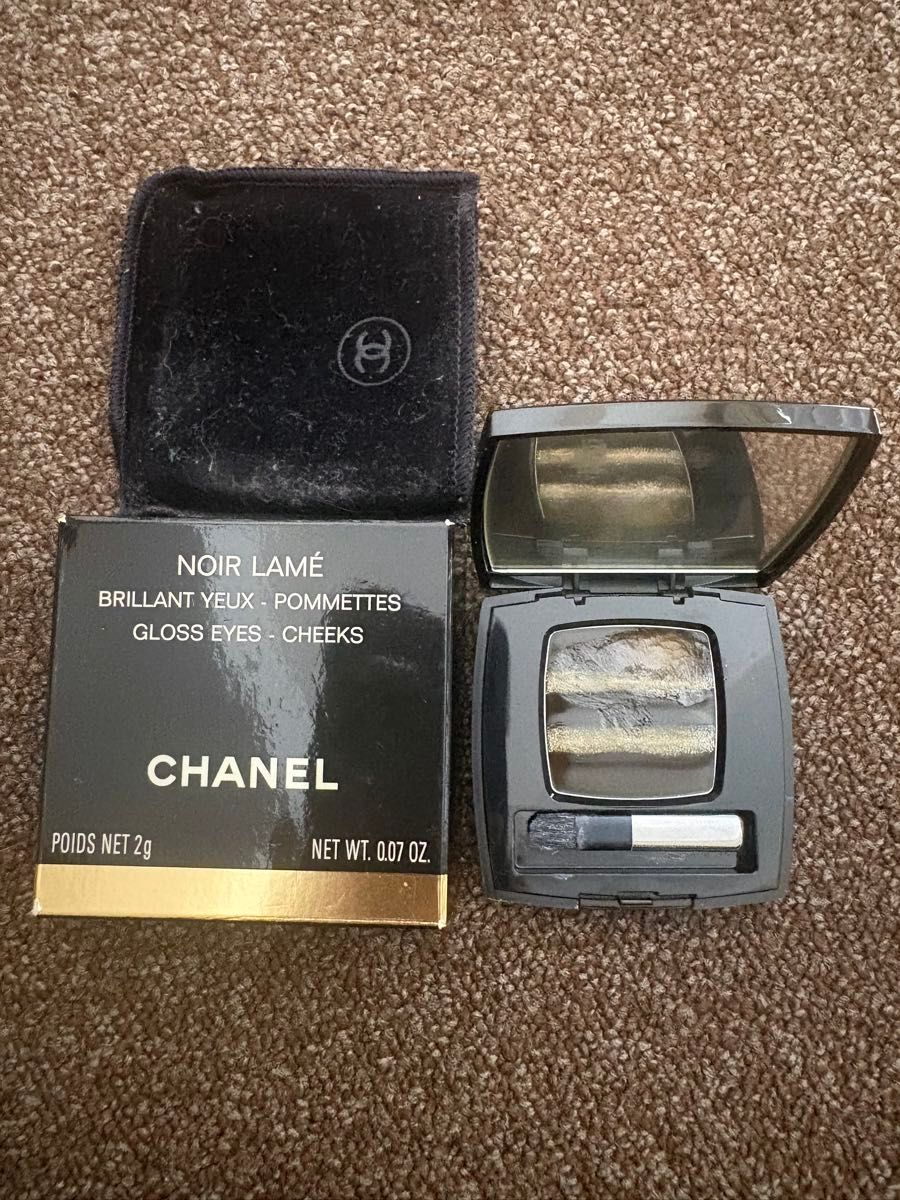 CHANEL ノワール ラメ ブリアン イユー ポメット アイシャドウ チーク