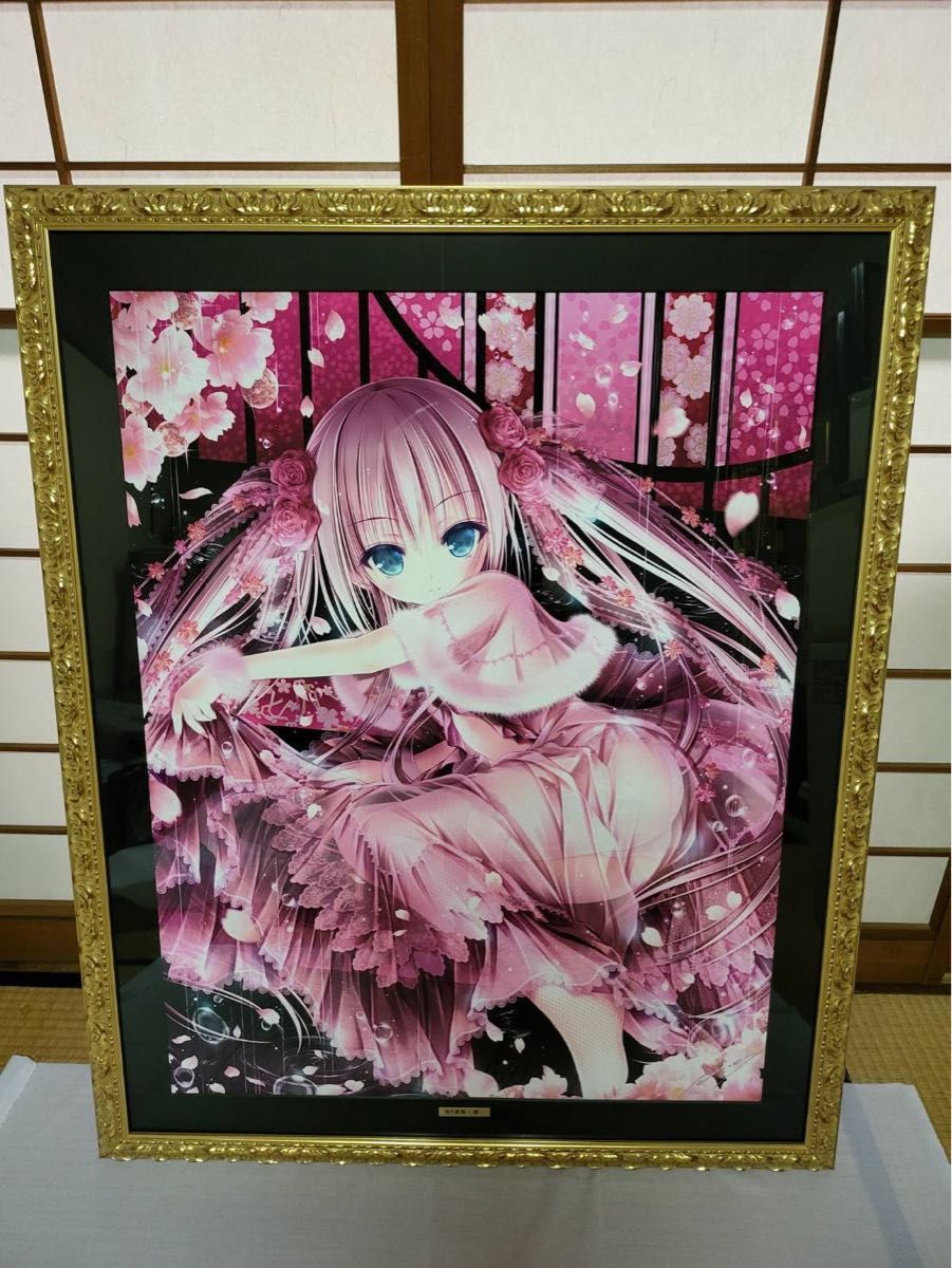 版画　てぃんくる　雪月華舞-凛-　アールビバン ミクスドメディア 番号18/35