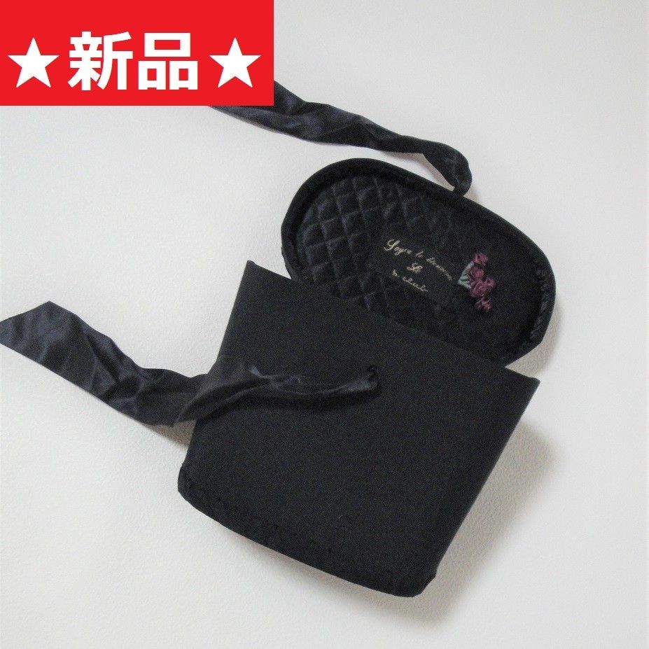 【新品】◆b.club◆ ブラック リボン ボックス バッグ 小物入れ