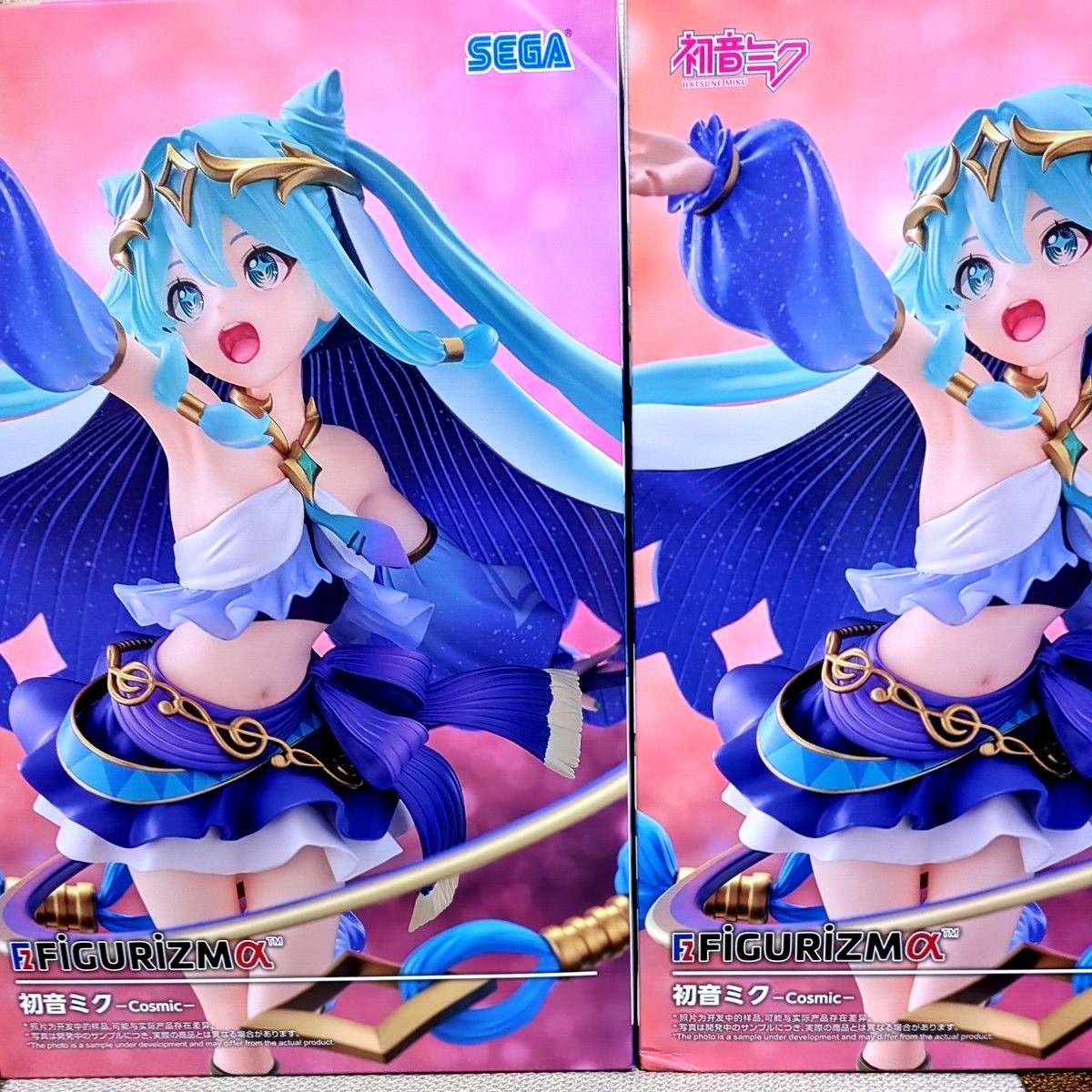未开封!初音未来 FIGURIZMα Cosmic 手办 2体套装