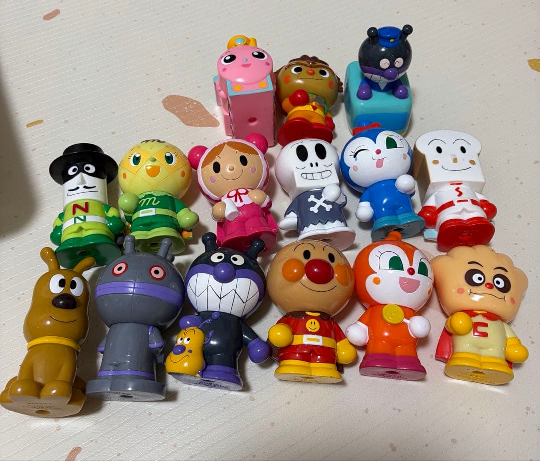Anpanman Hot Pepee Plush Dolls Set of 15