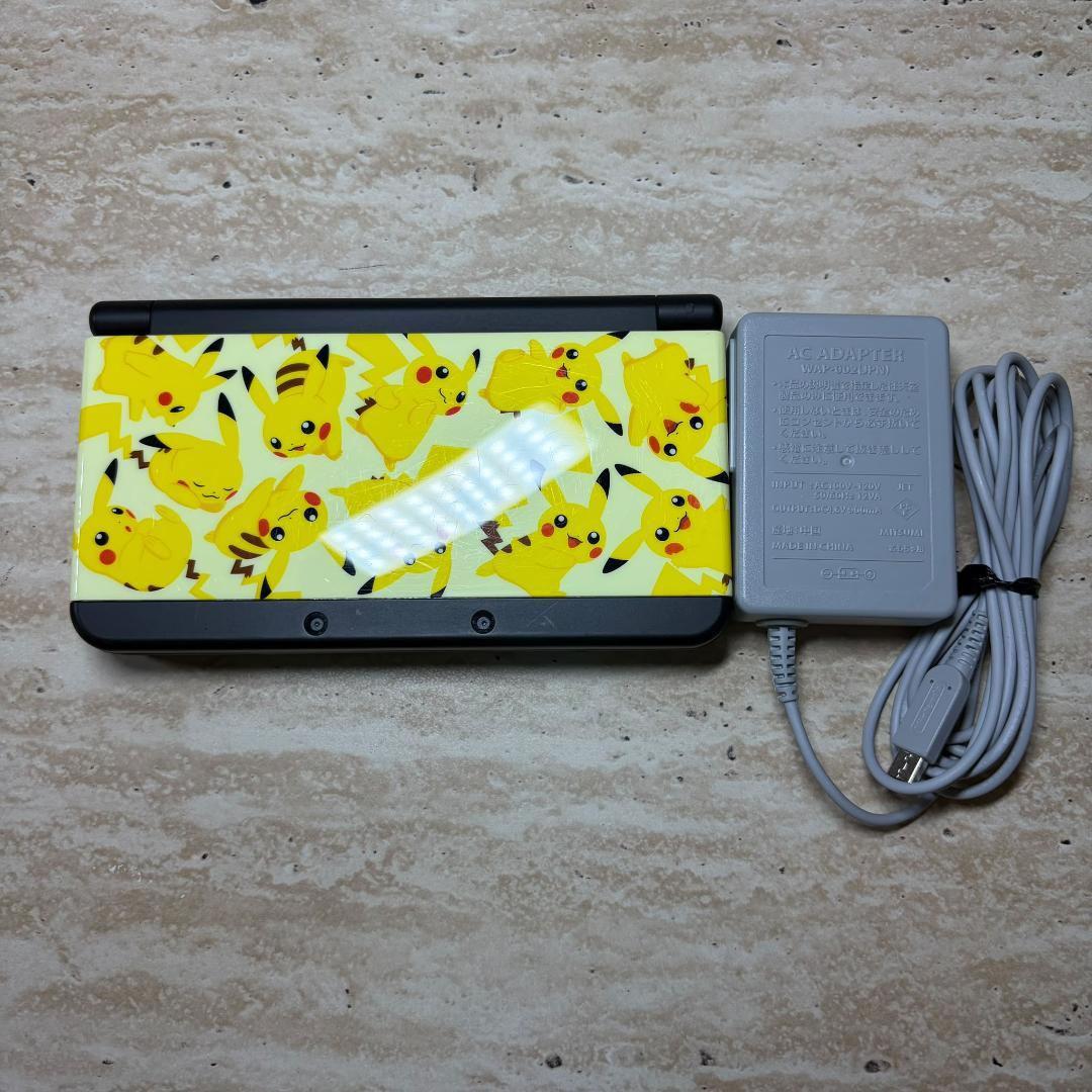 New Nintendo 3DS 主机 黑色 换装板 皮卡丘 8826
