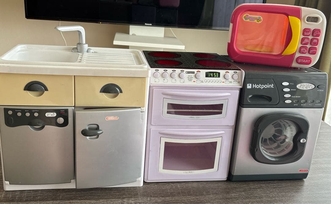 稀有!! CASDON Hotpoint 过家家厨房家电套装