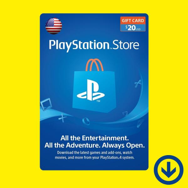 【代码通知】PlayStation Network Card $20/PlayStation网卡20美元【北美版PSN】