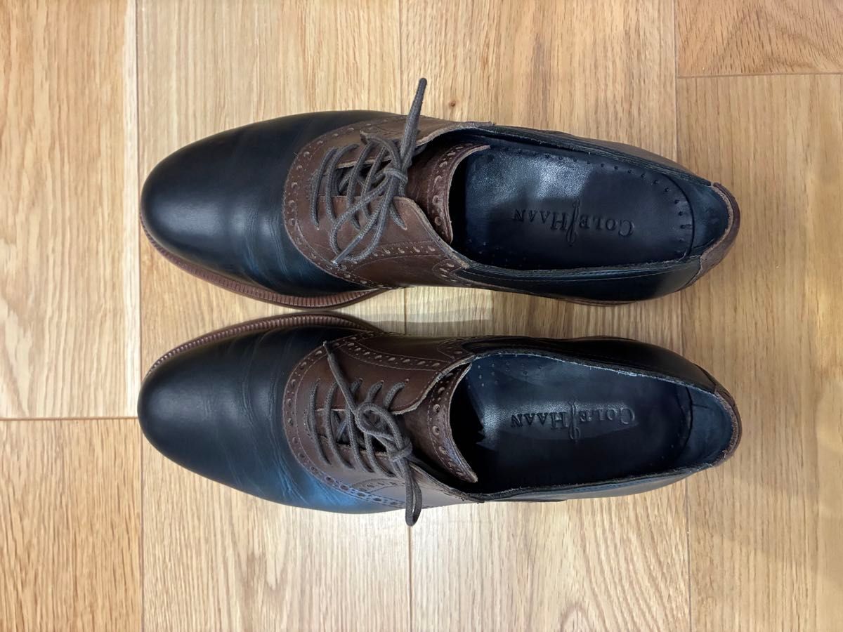 COLE HAAN コールハーン ウィングチップ ビジネスシューズ バイカラー