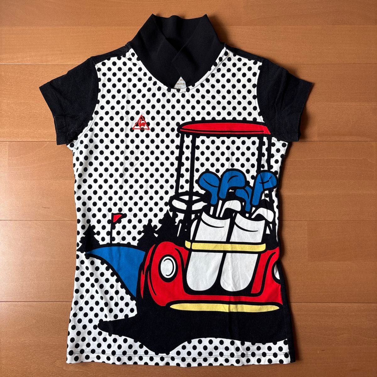 le coq sportif GOLF 乐卡克高尔夫 女士短袖 Polo 衫 圆点图案