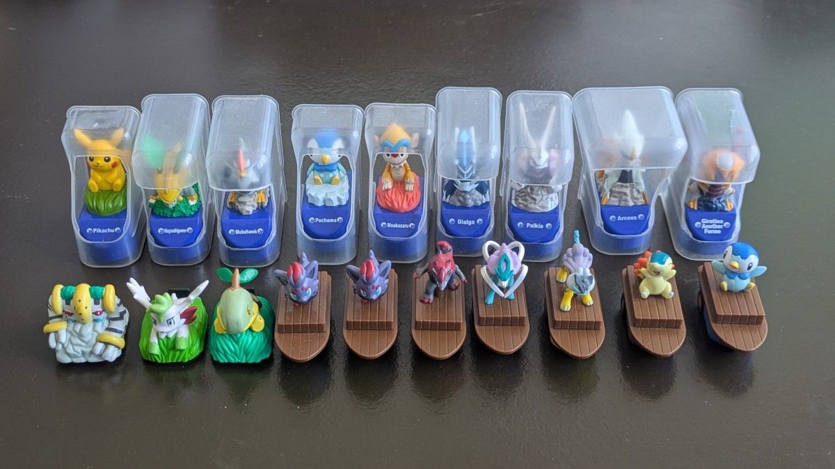 18-Piece Set of Pokémon Pull-Back Car Figures – Sold as a Lot