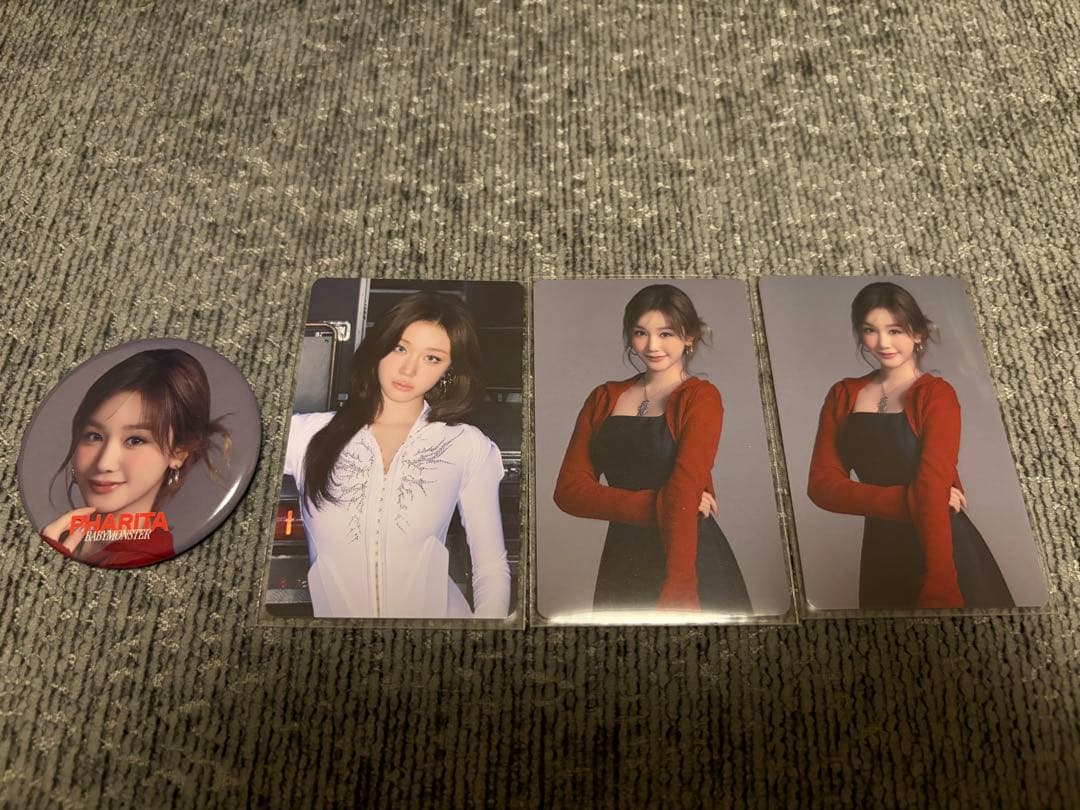 BABYMONSTER PHARITA Pharita Can Badge Trading Card Set