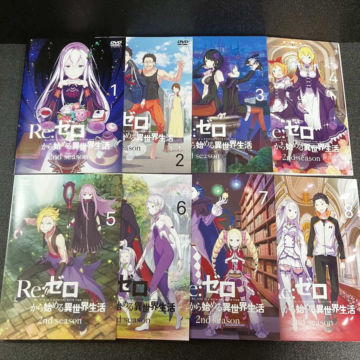 Re:ゼロから始める異世界生活 2期 全巻セット 完結セット レンタルアップDVD