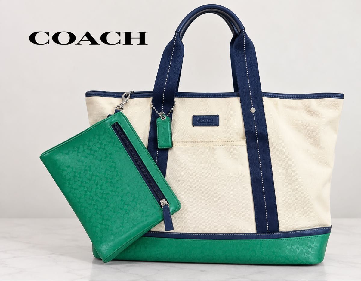 COACH 蔻驰 周末托特包 大容量 附带零钱包