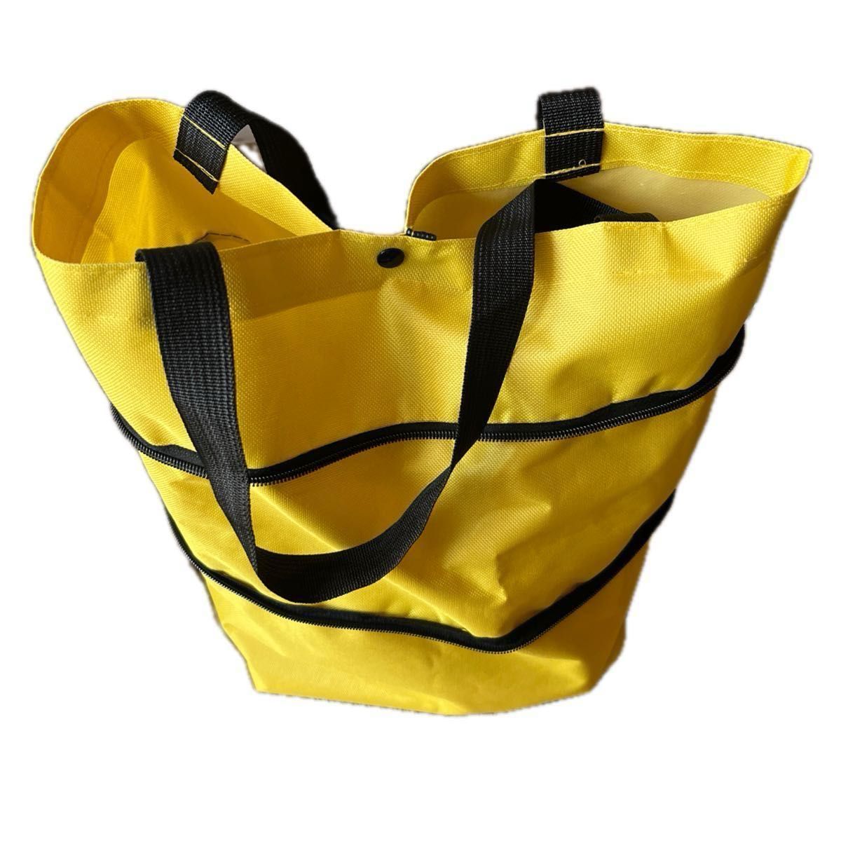 Yellow Tote Bag Shoulder Bag with Casters