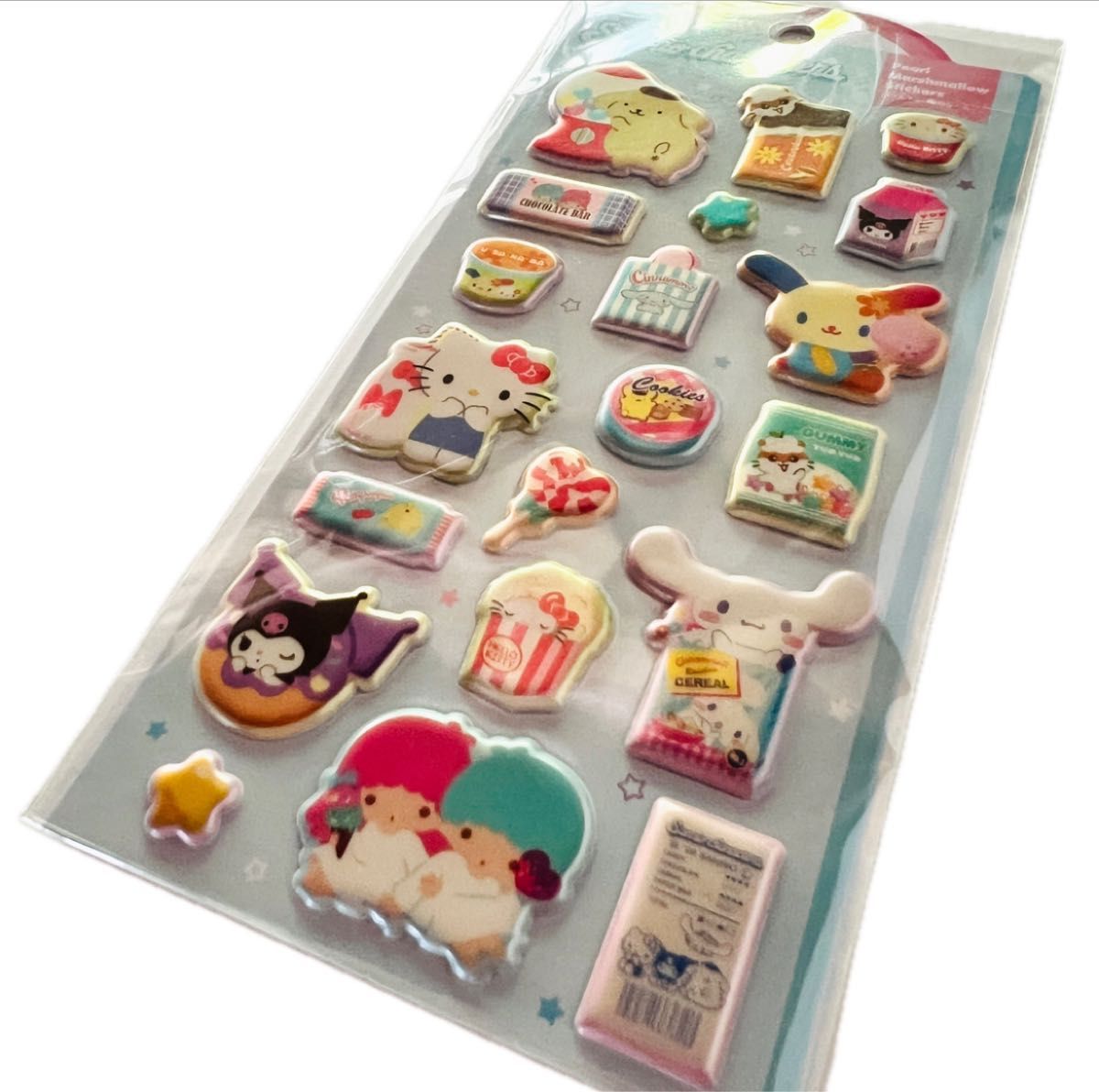 Sanrio Characters Pearl Marshmallow Seal Stickers