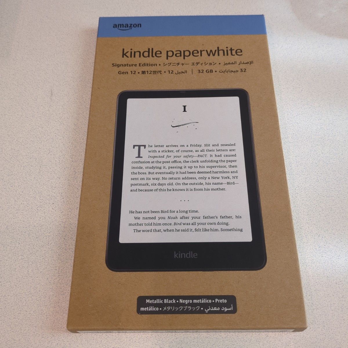 Kindle Paperwhite シグニチャーエディション (32GB) メタリックブラック Signature Edition
