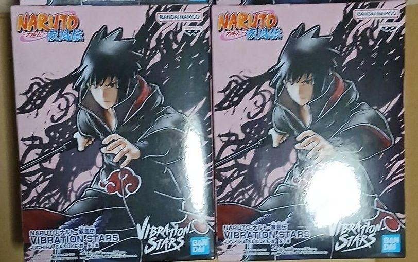 NARUTO- 火影忍者疾风传 宇智波佐助 VIBRATION STARS 手办2个套装未开封