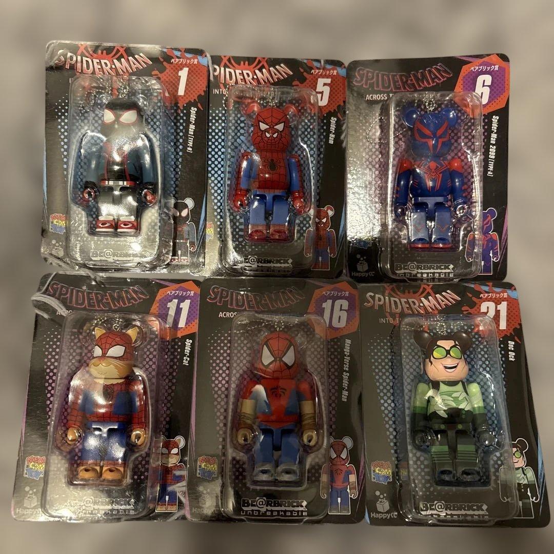 【先行販売】BE@RBRICK SPIDER-MAN 6種セット