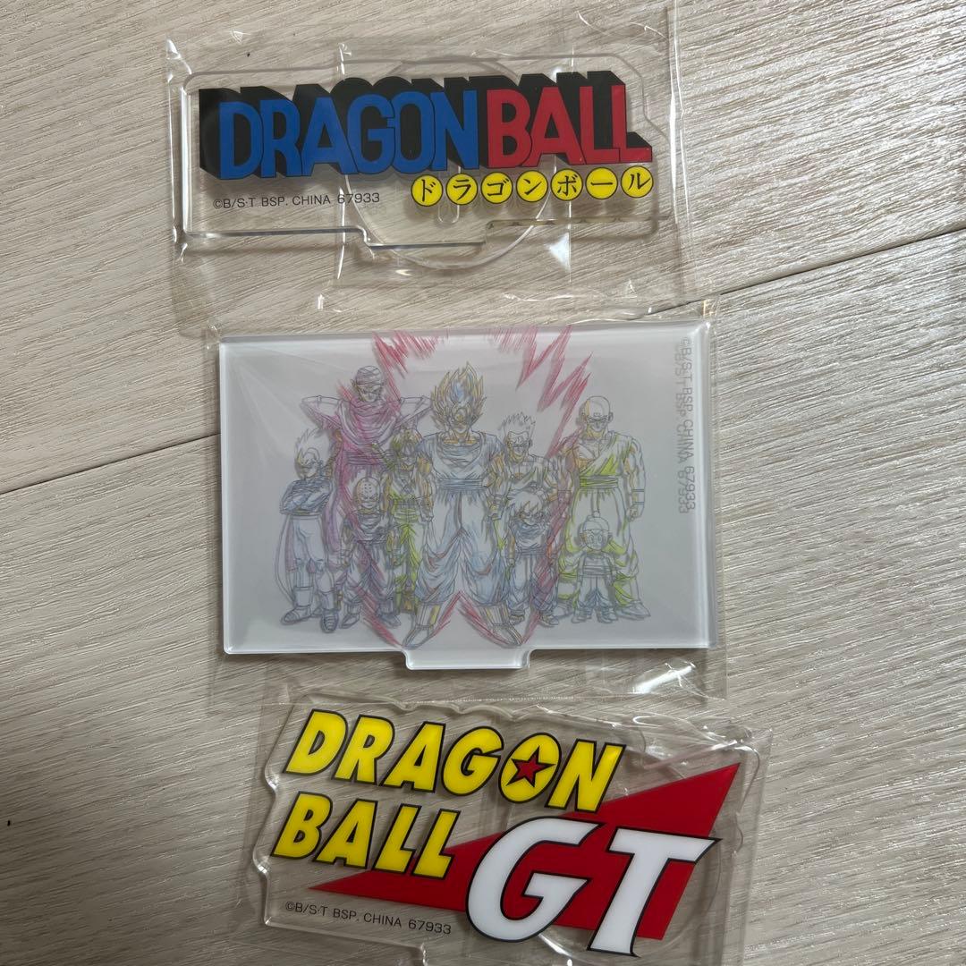 一番赏 龙珠超LOGO 龙珠 GT LOGO 亚克力立牌3个装