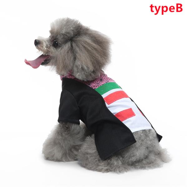 Devil's Blade Pet Clothes Shinobu Mame Kojijiro Zen Itsuyoshi Yuyu Anjirou Semon Kobashinai Black Death Mumu Misery Cosplay Costume Small Dog Dog Clothes Cat Clothes