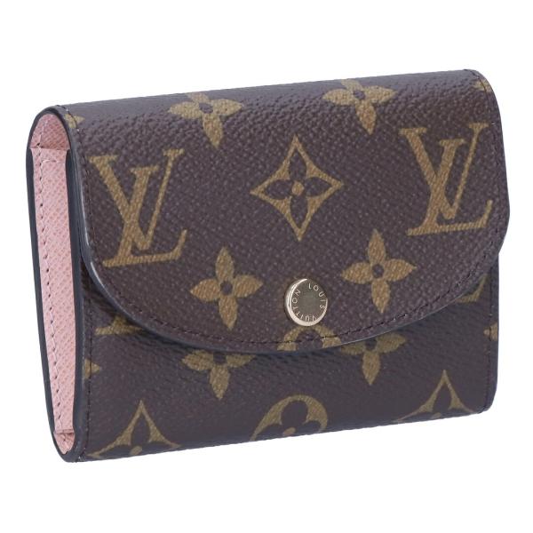 【平行进口商品】路易威登 LOUIS VUITTON 折叠钱包 两折钱包 单色图案 M62361 波尔托莫内·罗扎里